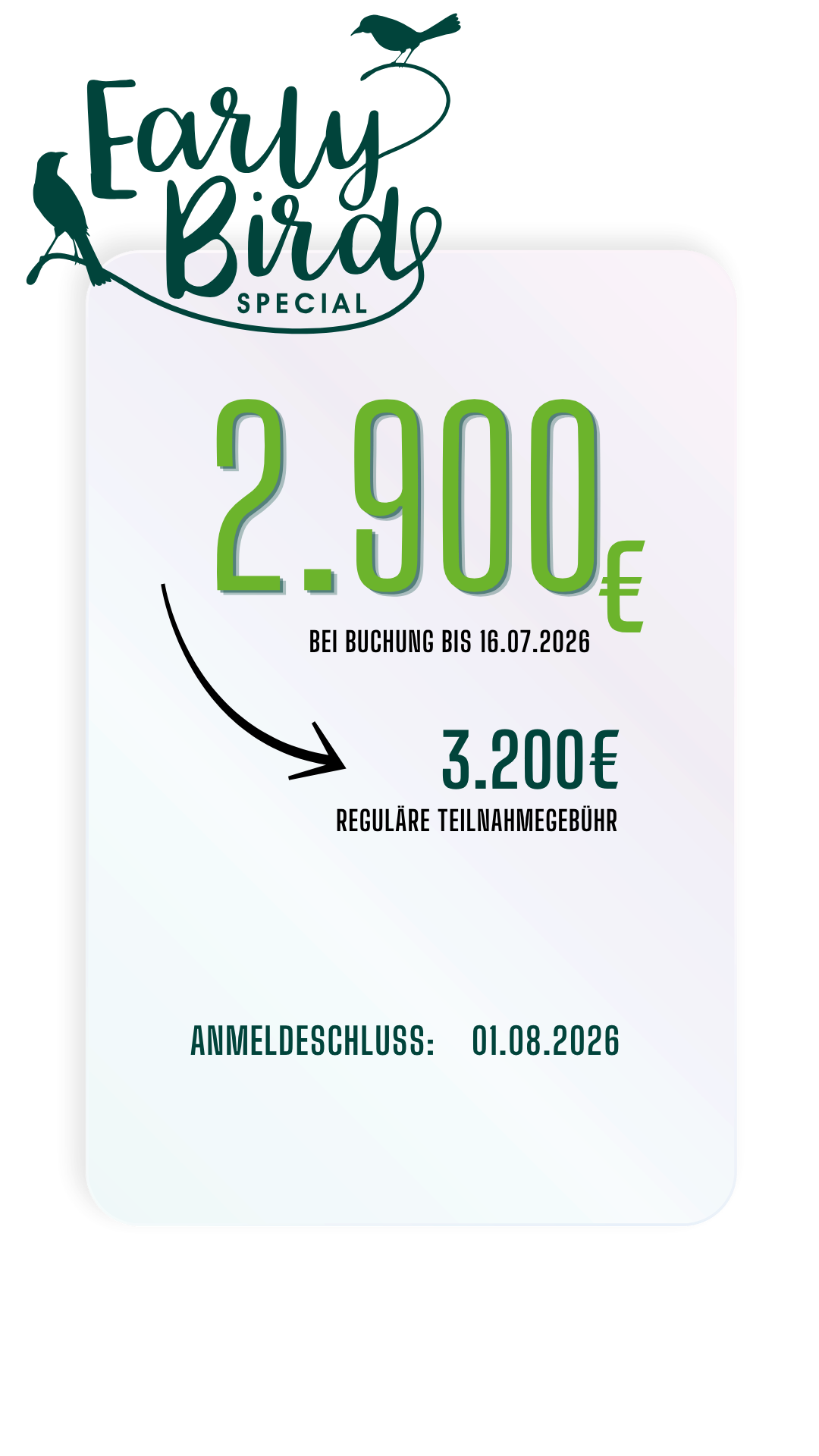 Ärztinnenretreat preise